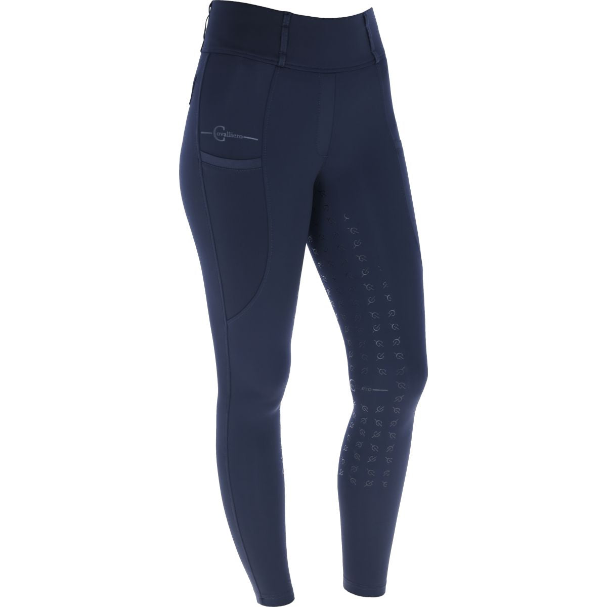 Covalliero Reitleggings Highwaist Full Grip Dark Navy