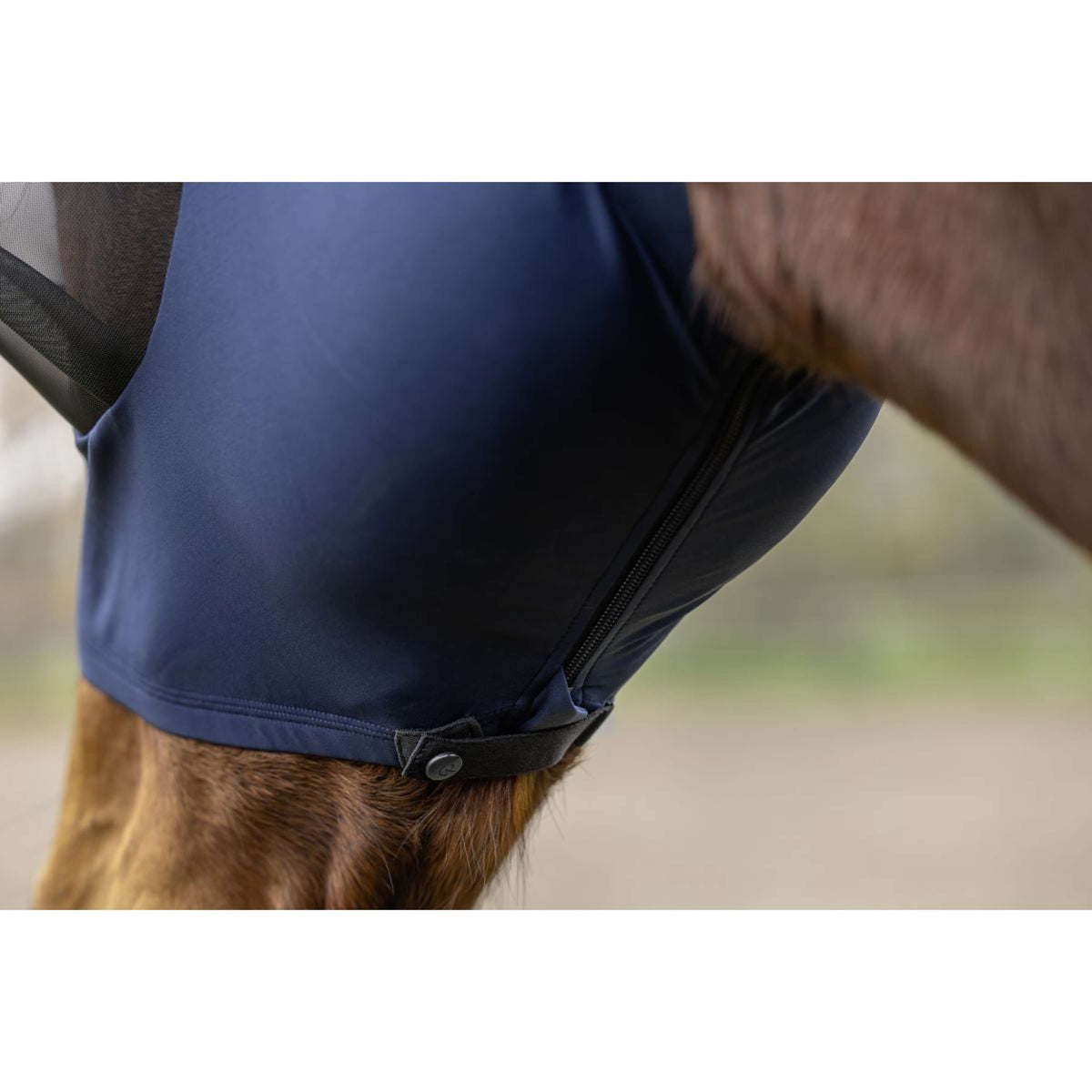 Covalliero Fliegenmaske FinoStretch Navy