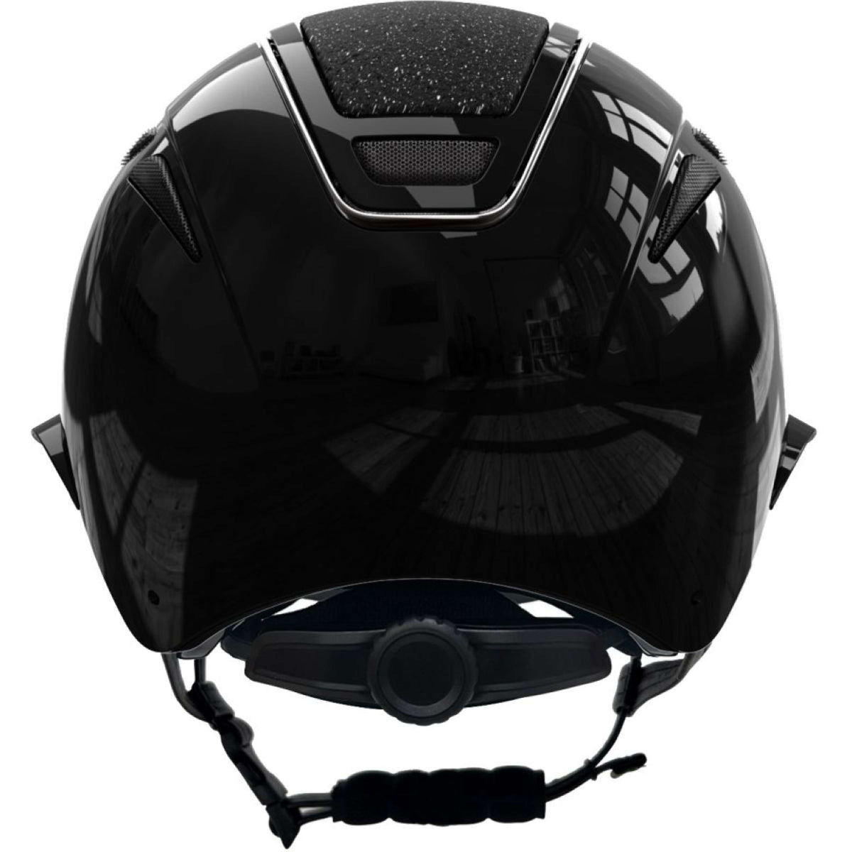 Covalliero Reithelm Elite Polo Schwarz lackiert