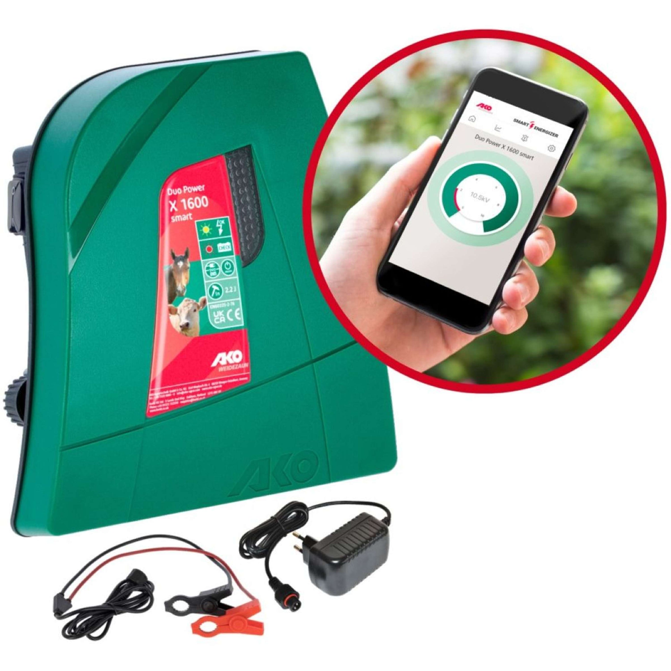 Ako Weidezaungeräte Duo Power X1600 smart