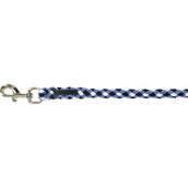 Covalliero Führstrick SS26 mit Karabinerhaken Dark Navy/Smoked Blue