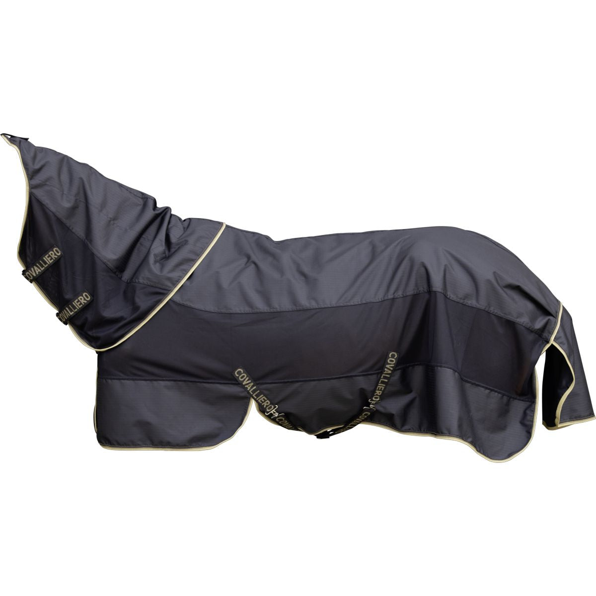 Covalliero Regendecke SS26 Schwarz