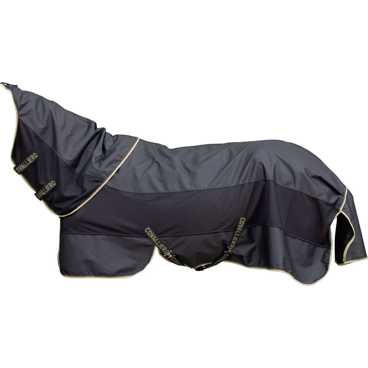 Covalliero Regendecke SS26 Schwarz