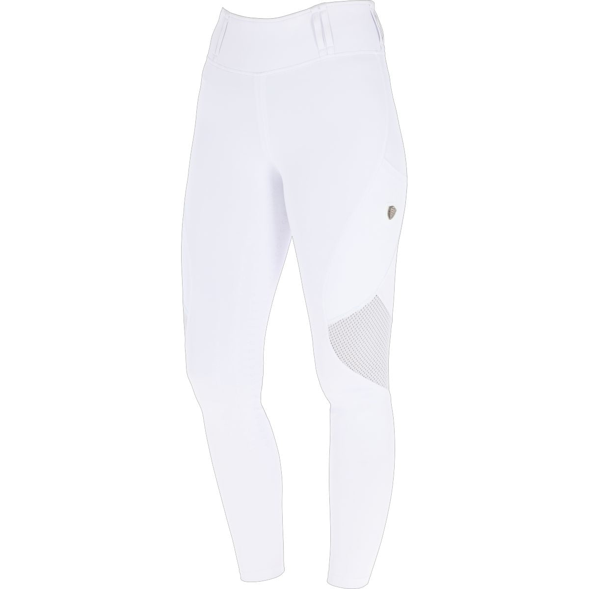 Covalliero Reitleggings Mesh SS26 Kinder Weiß