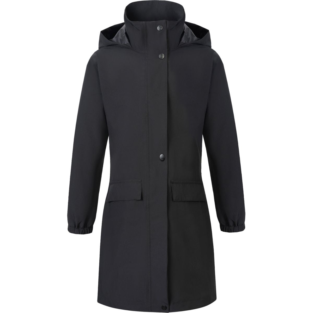 Covalliero Lange Regenjacke SS26 Kinder Schwarz