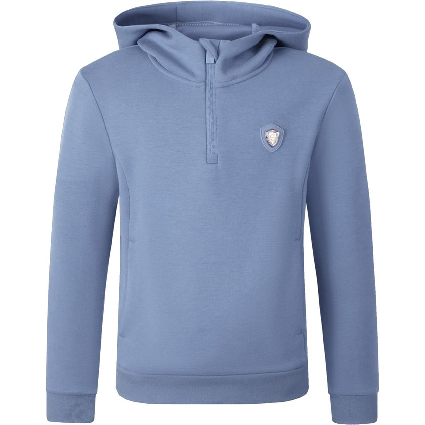 Covalliero Hoodie SS26 Kinder Smoked Blue