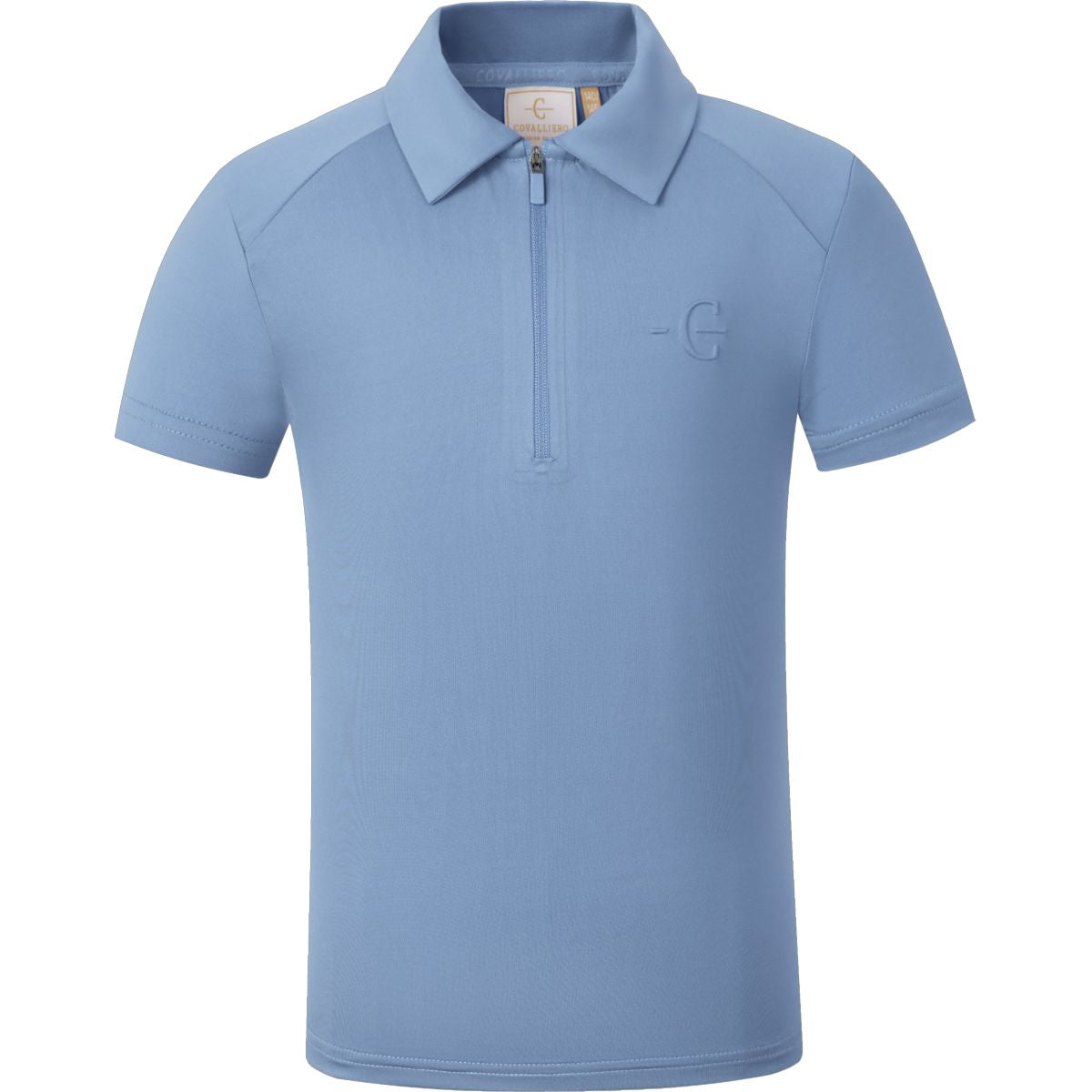 Covalliero Polo SS26 Kinder Smoked Blue