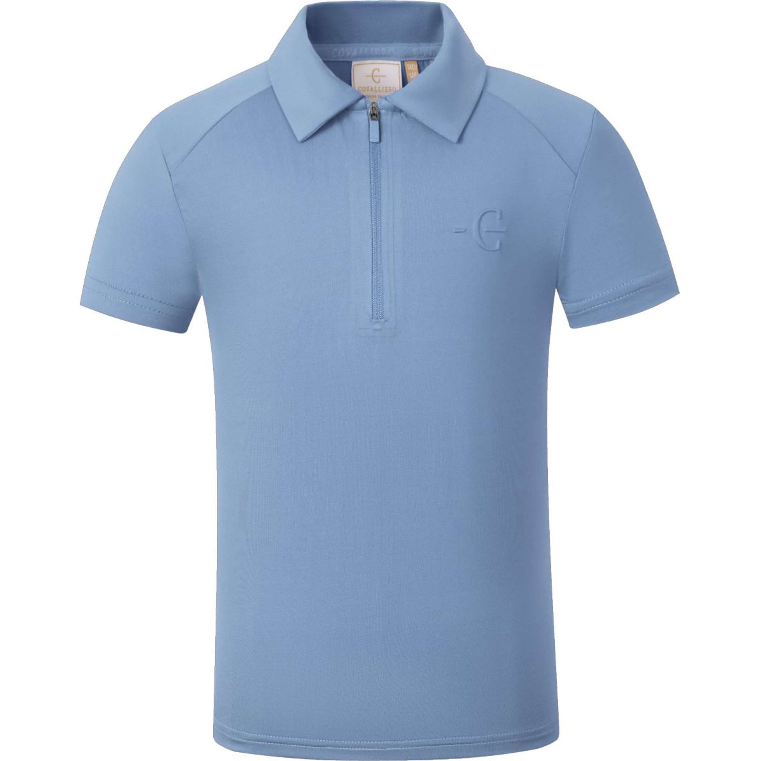 Covalliero Polo SS26 Kinder Smoked Blue Covalliero Polo SS26 Kinder Smoked Blue