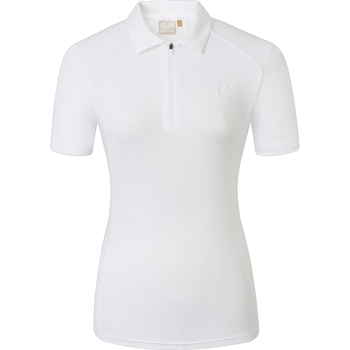 Covalliero Polo SS26 Damen Weiß