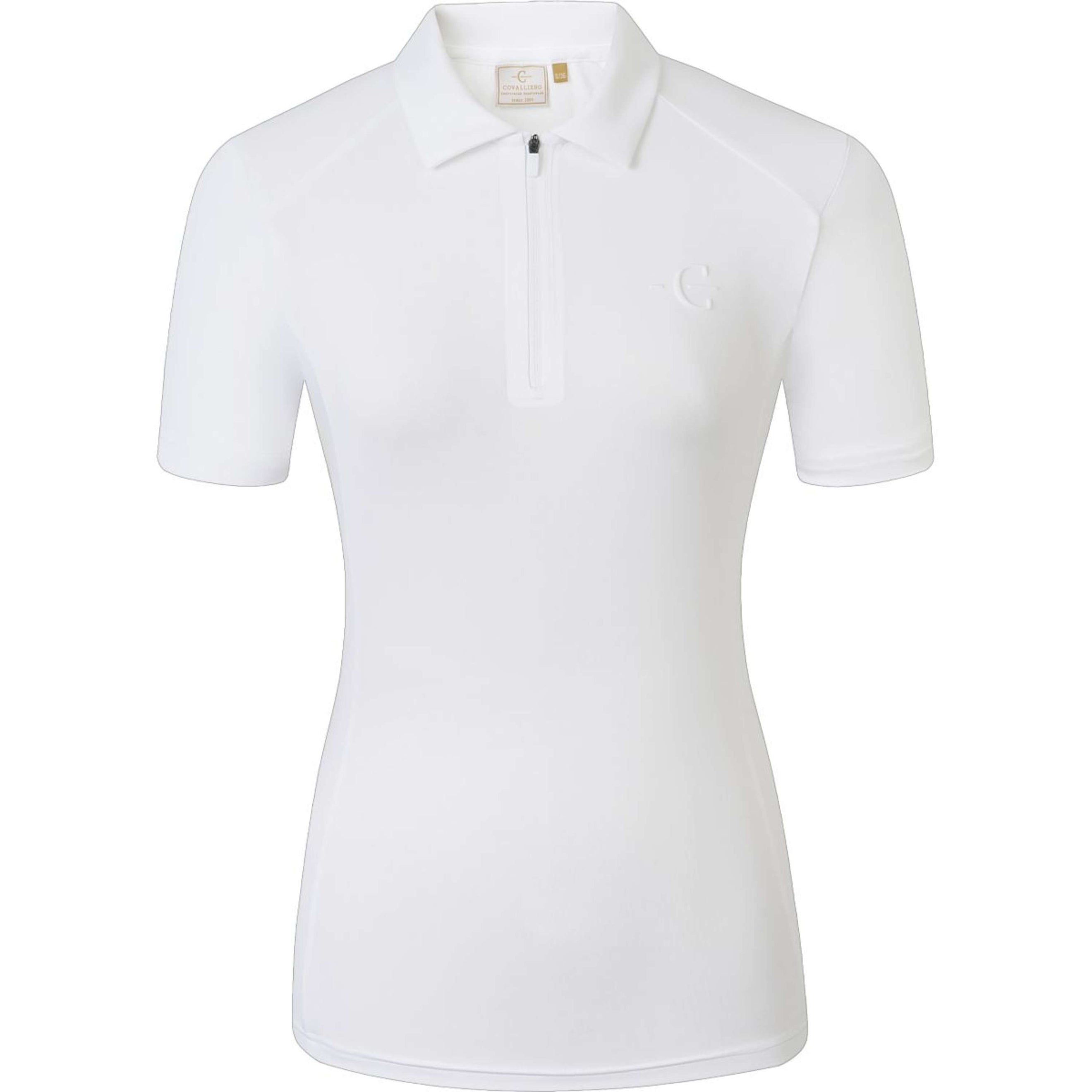Covalliero Polo SS26 Damen Weiß
