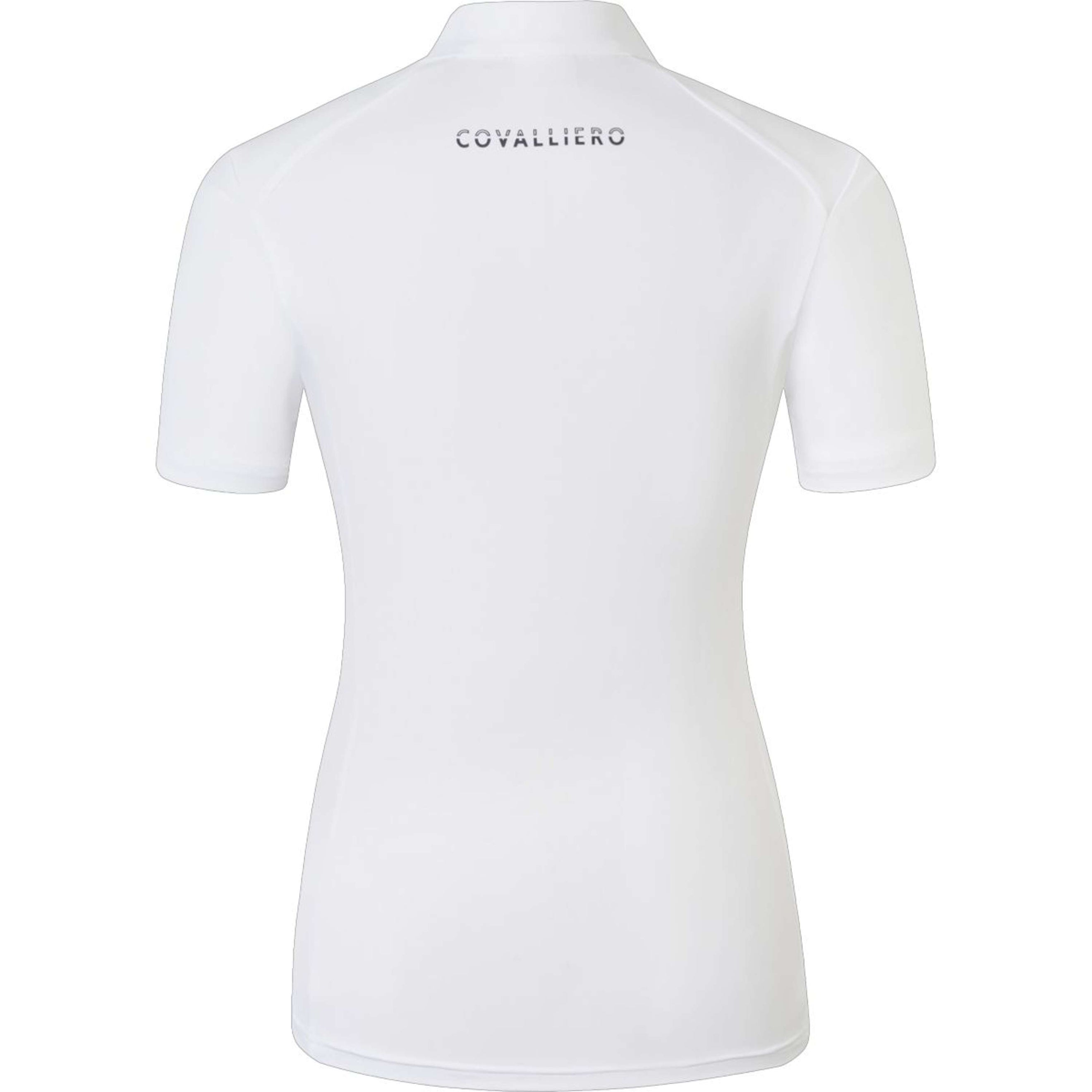 Covalliero Polo SS26 Damen Weiß