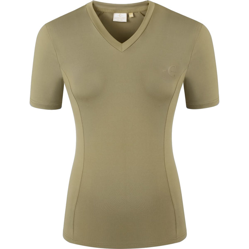 Covalliero T-Shirt SS26 Damen Nuss