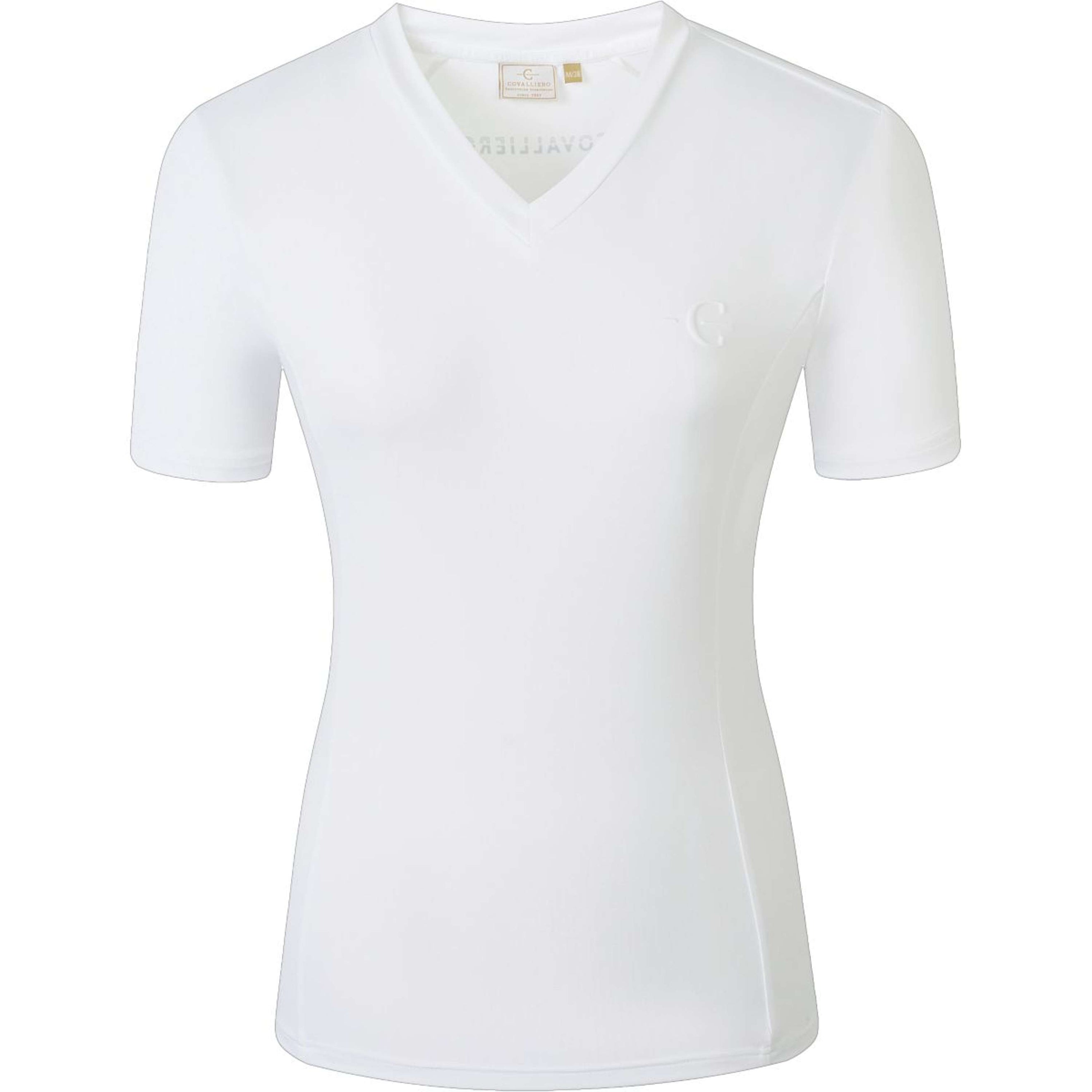 Covalliero T-Shirt SS26 Damen Weiß Covalliero T-Shirt SS26 Damen Weiß