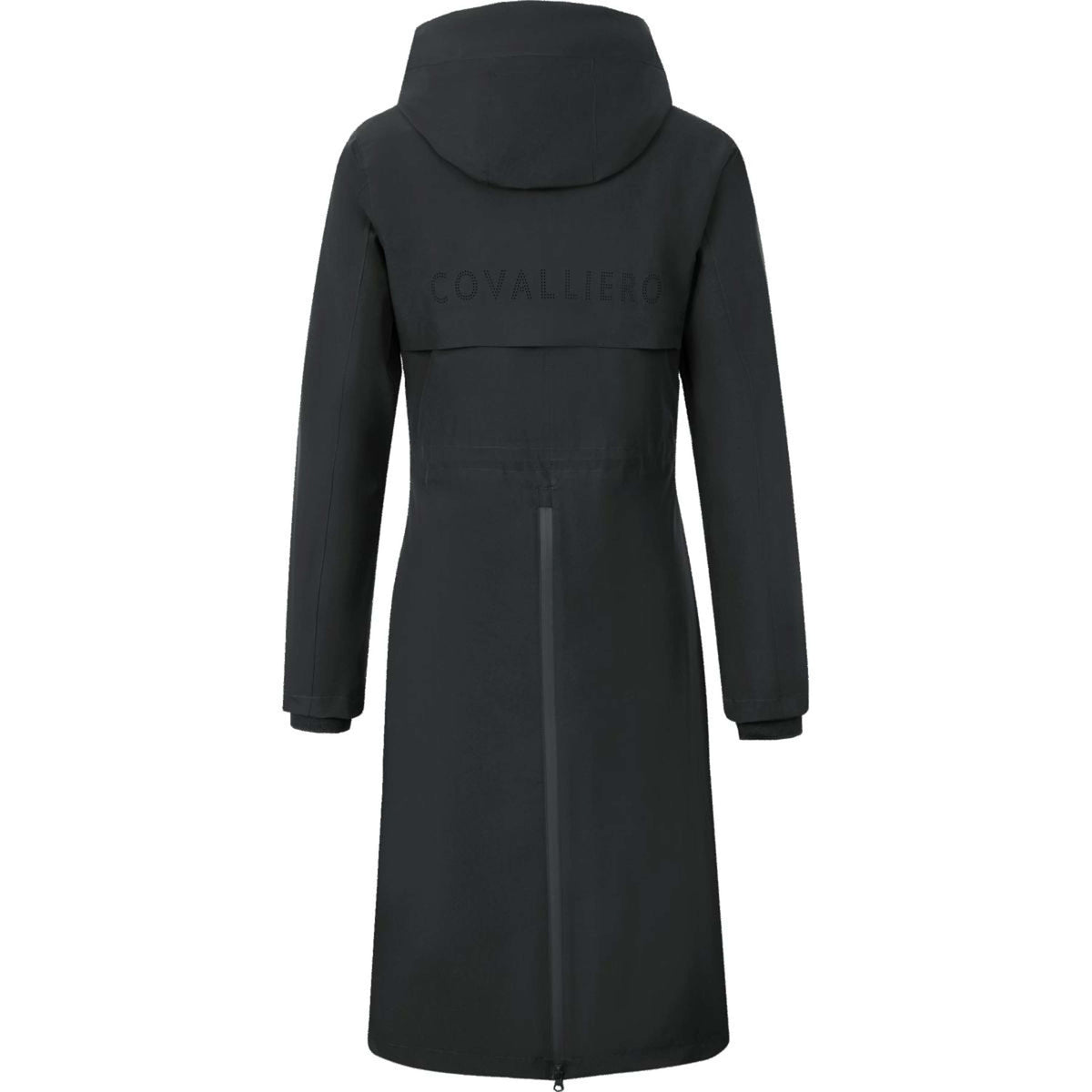 Covalliero Lange Regenjacke SS26 Damen Schwarz