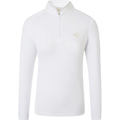 Covalliero Turniershirt SS26 Damen Lange Ärmel Weiß