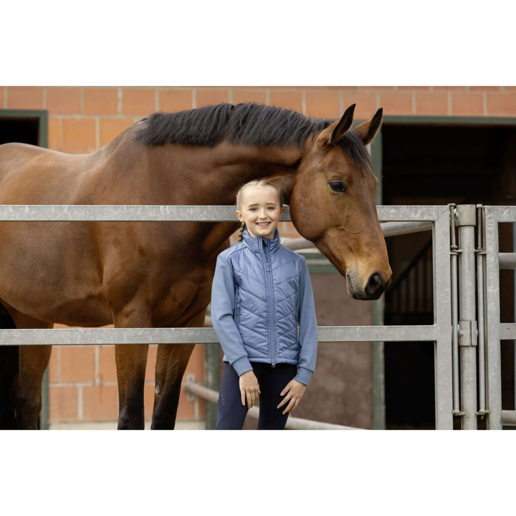 Covalliero Jacke SS26 Kinder Smoked Blue