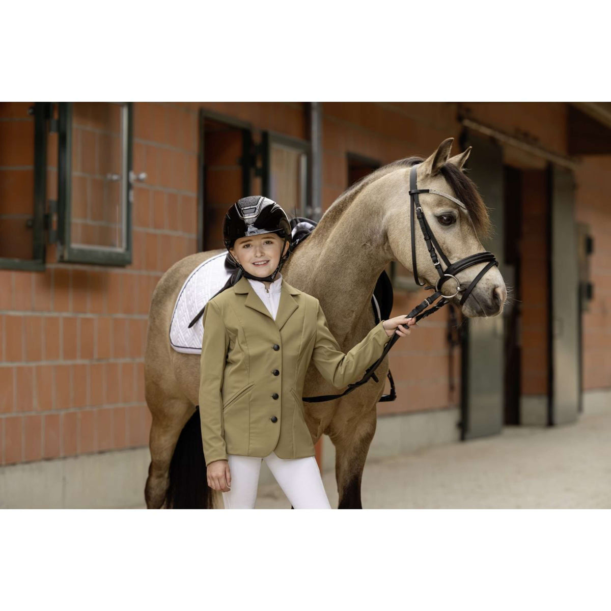 Covalliero Turnierjacket SS26 Kinder Nuss