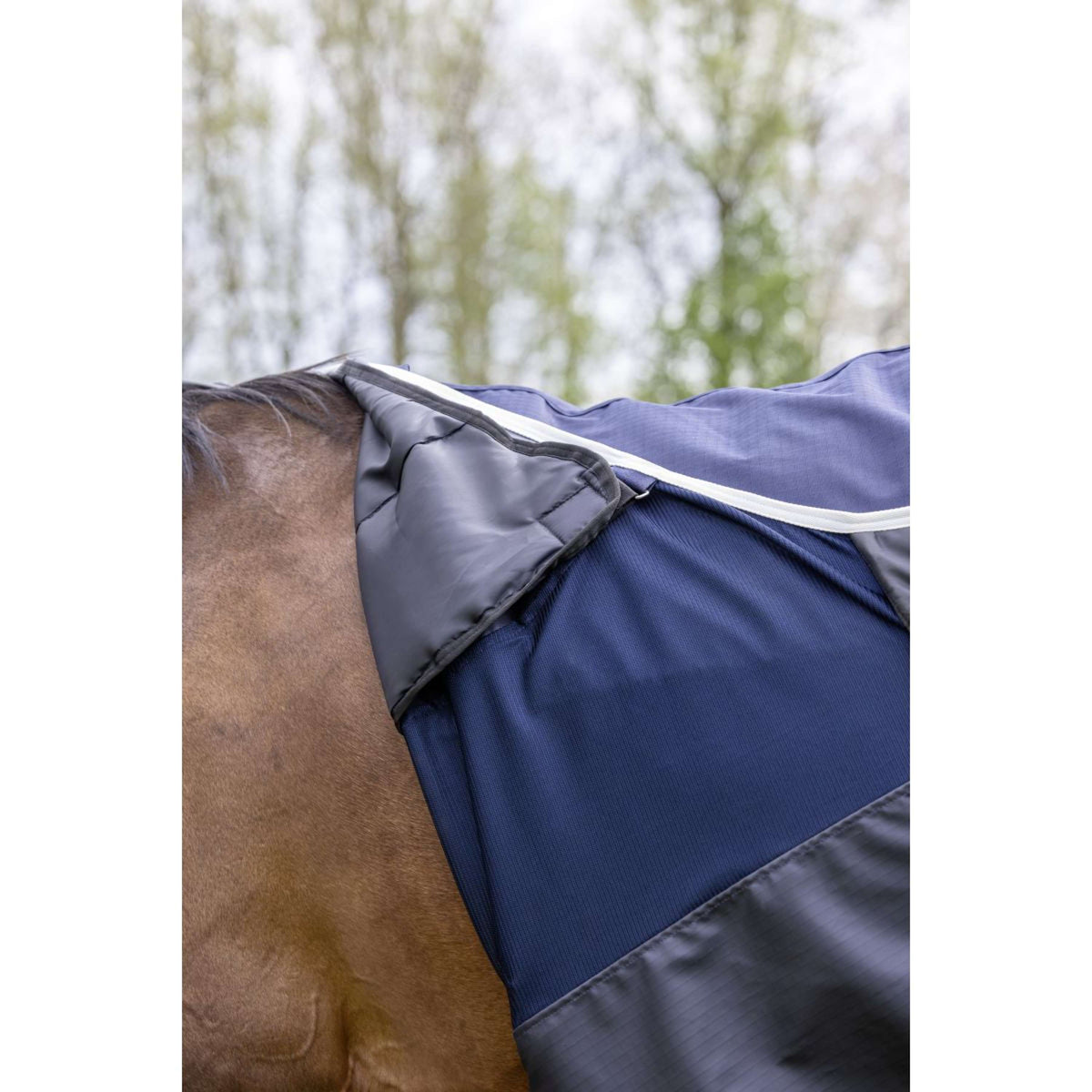 Covalliero Regendecke SS26 Dunkle Navy