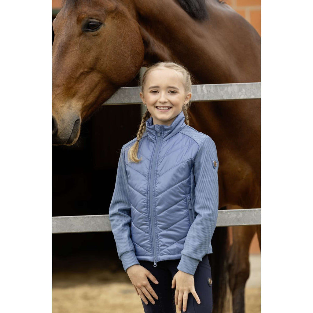 Covalliero Jacke SS26 Kinder Smoked Blue