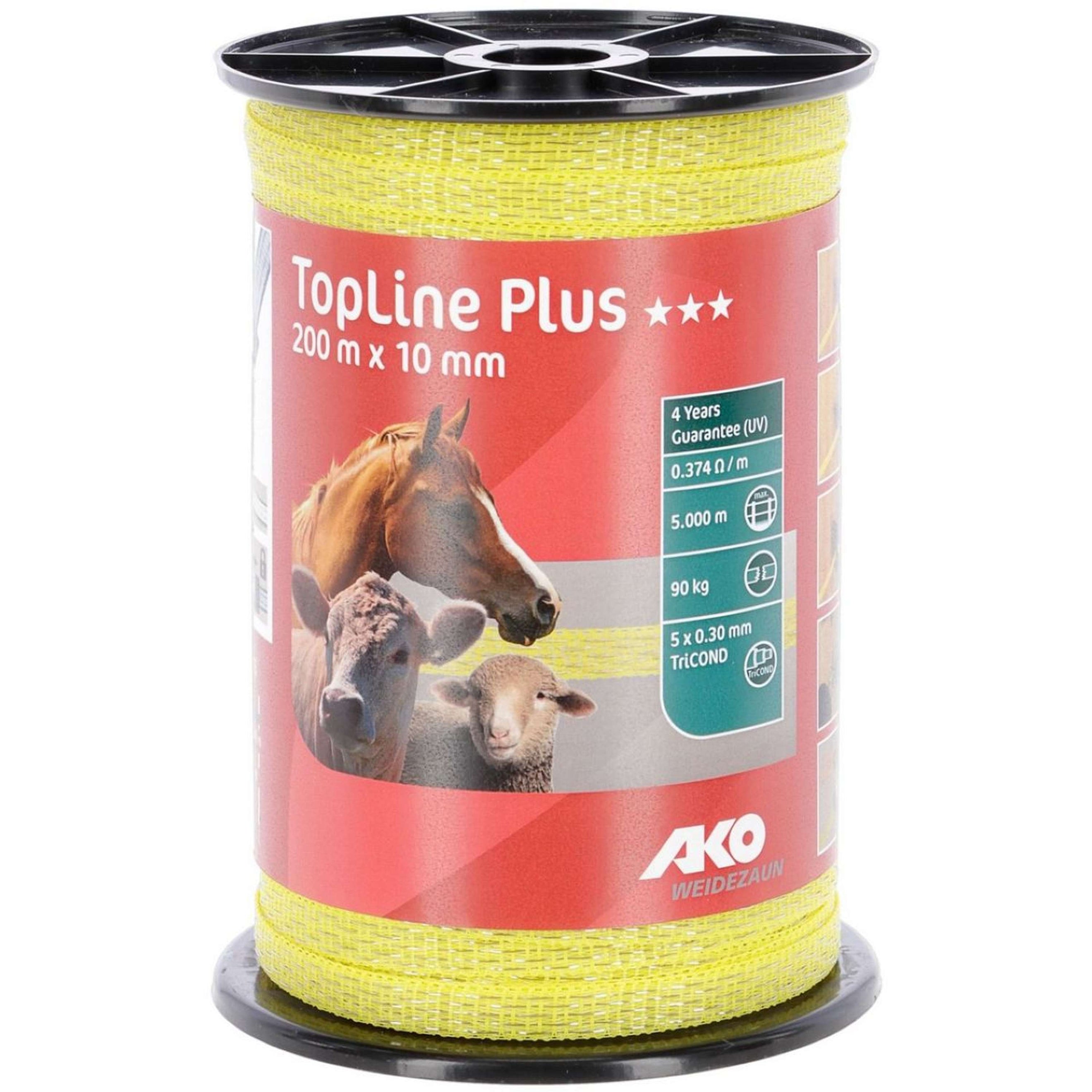 Ako Weidezaunband TopLine Plus TriCond Gelb Ako Weidezaunband TopLine Plus TriCond Gelb