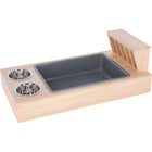 Kerbl Grab- und Futterstation Holz