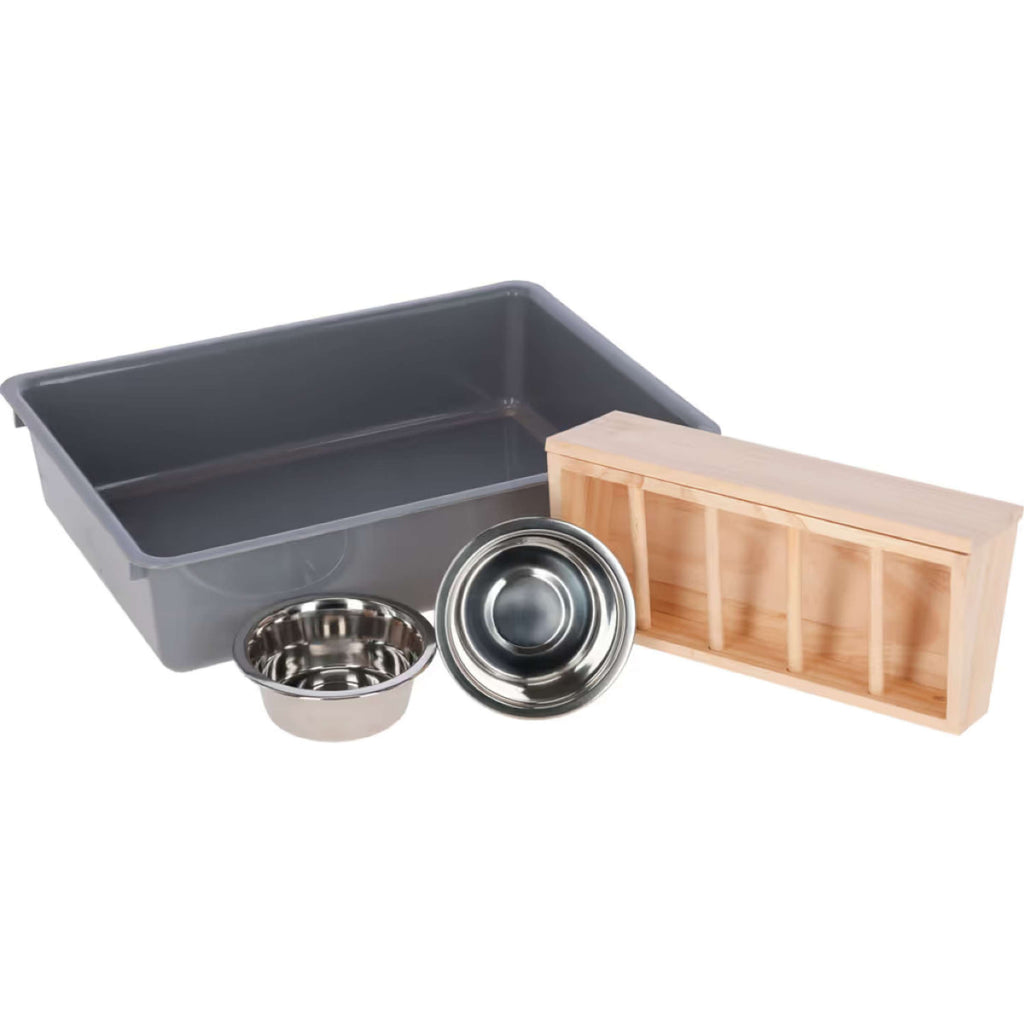 Kerbl Grab- und Futterstation Holz