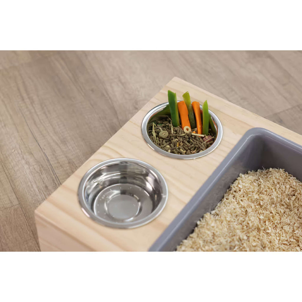 Kerbl Grab- und Futterstation Holz