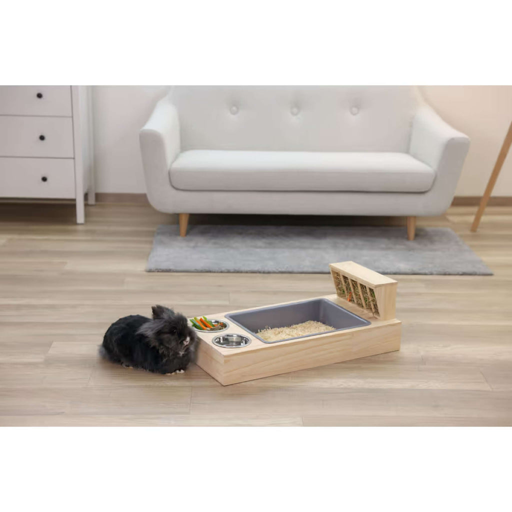 Kerbl Grab- und Futterstation Holz