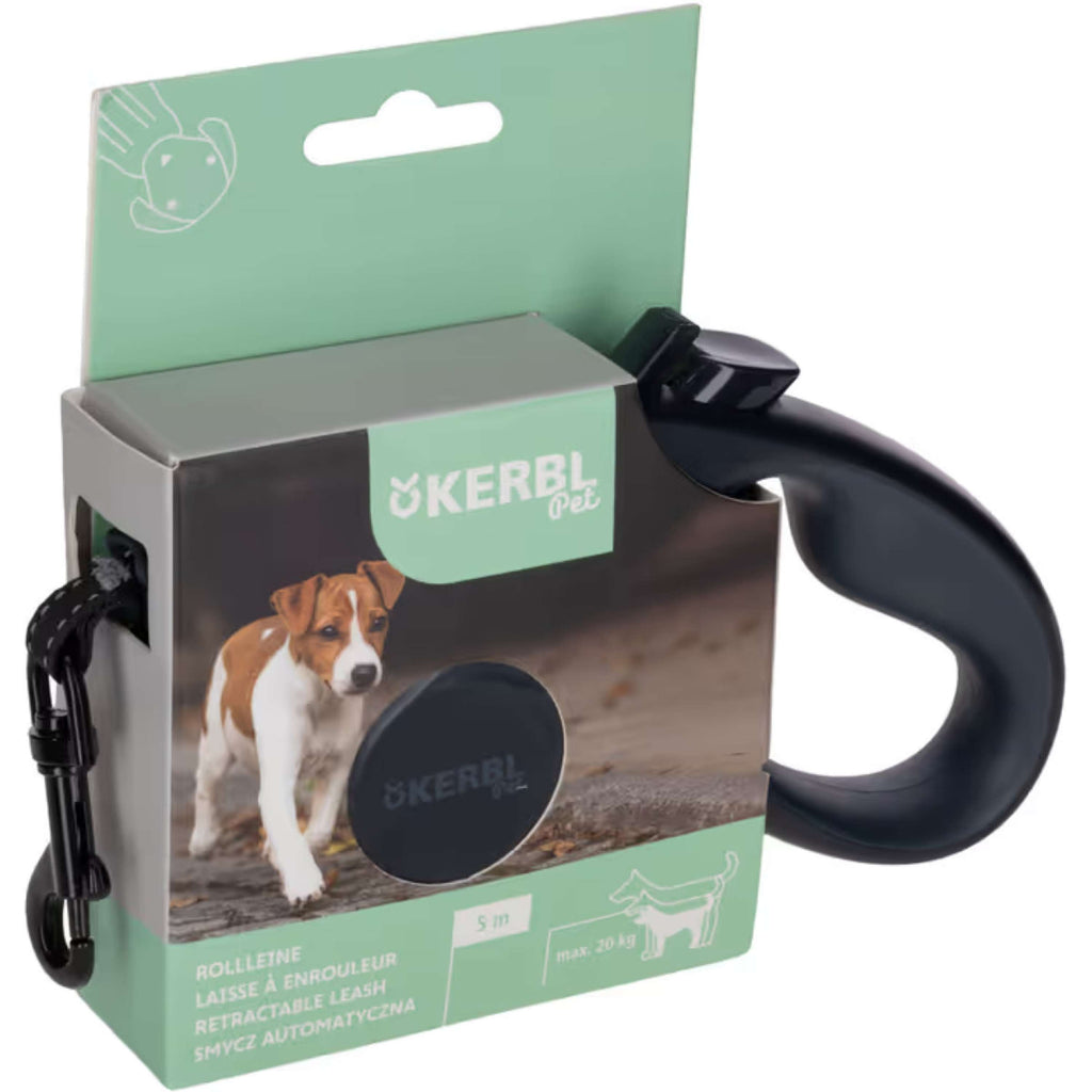 Kerbl Rollleine 5m Schwarz