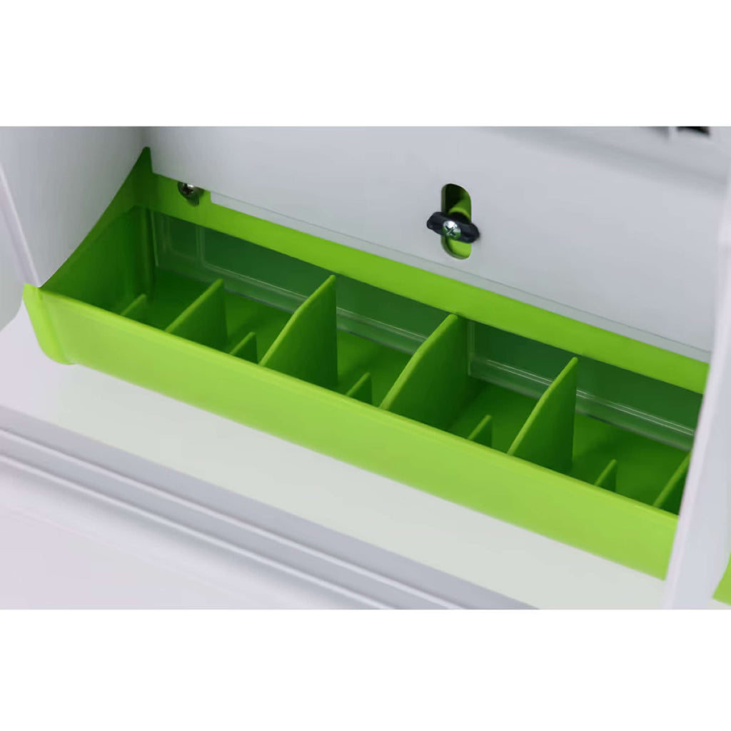 Kerbl Futterautomat mit Schutzklappe Grün