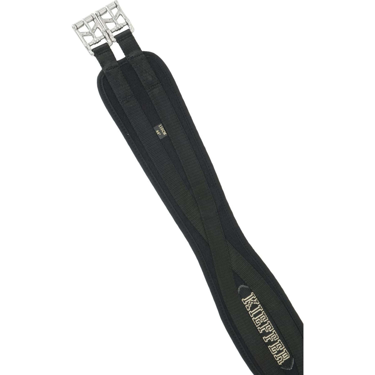 Kieffer Sattelgurt Viellseitigkeit Air-Tex ohne Gummizug Schwarz