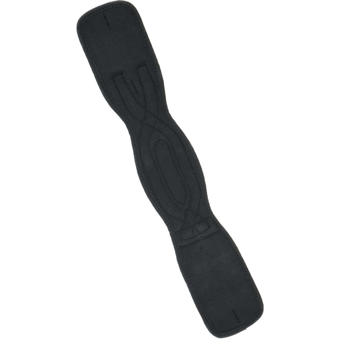 Kieffer Sattelgurt Air-Tex mit Gummizug Schwarz