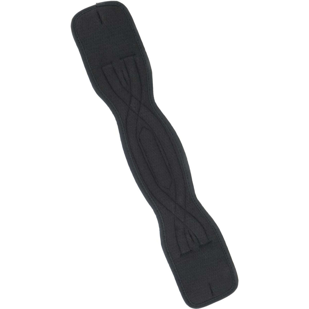 Kieffer Sattelgurt Dressur Air-Tex ohne Gummizug Schwarz