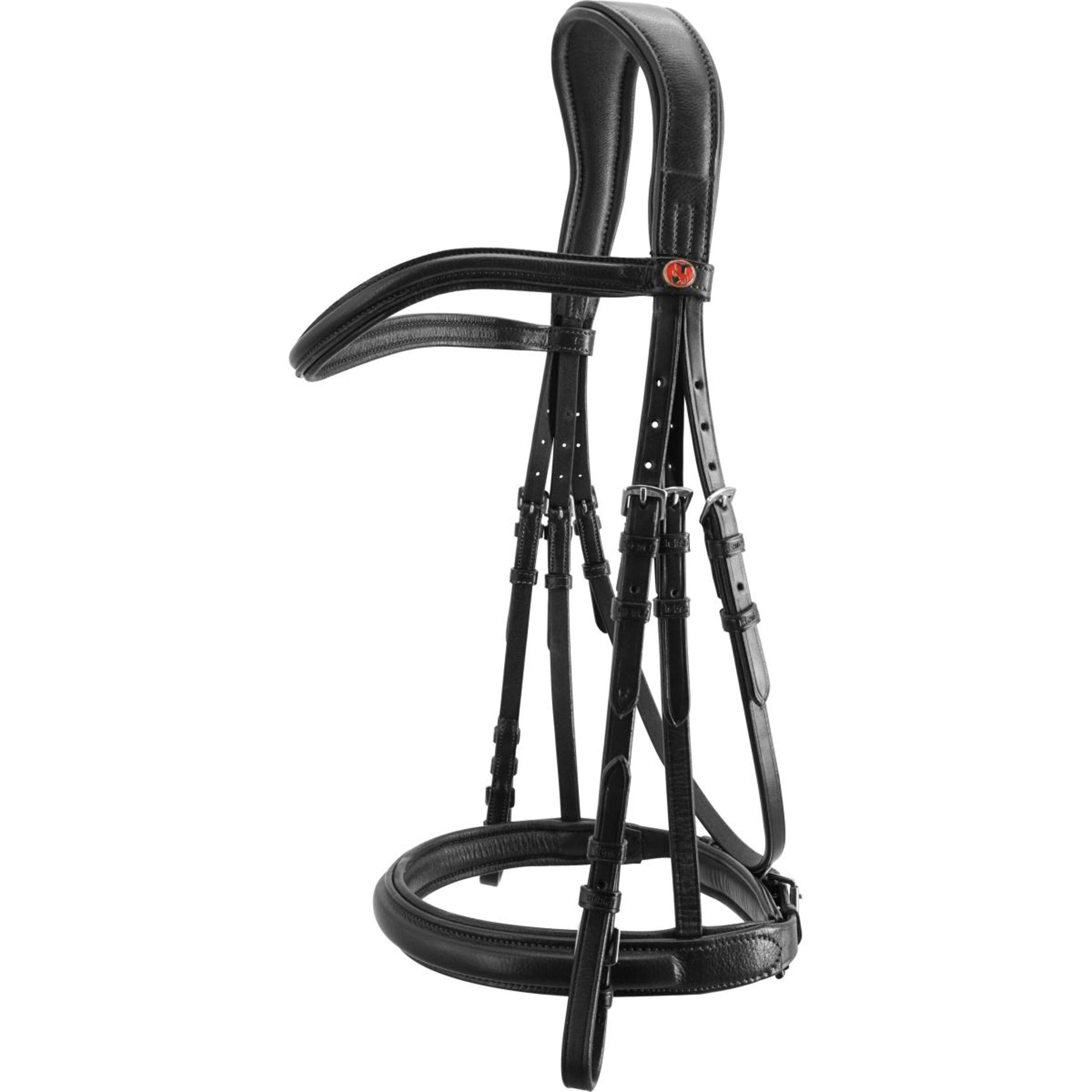 Kieffer Trense Ultrasoft Sue Lederstirnband Schwarz Kieffer Trense Ultrasoft Sue Lederstirnband Schwarz