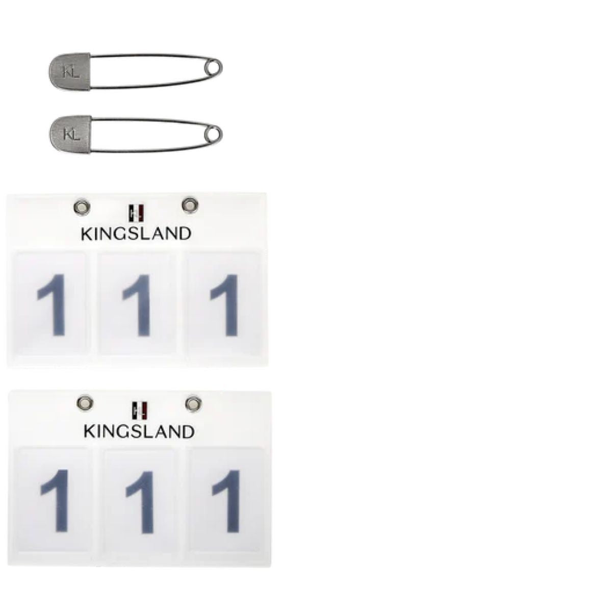 Kingsland Startnummer Classic Weiß