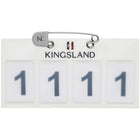 Kingsland Startnummer Classic 4 Zahlen Weiß