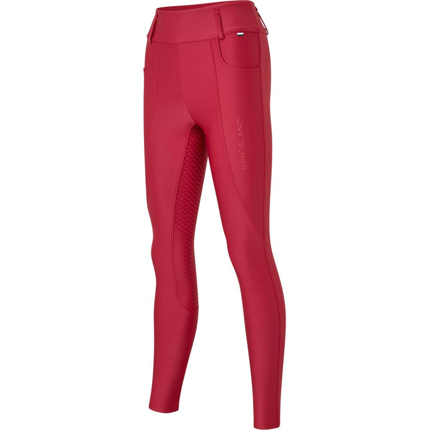 Kingsland Reithose KLKristin Full Grip Damen Granatrot