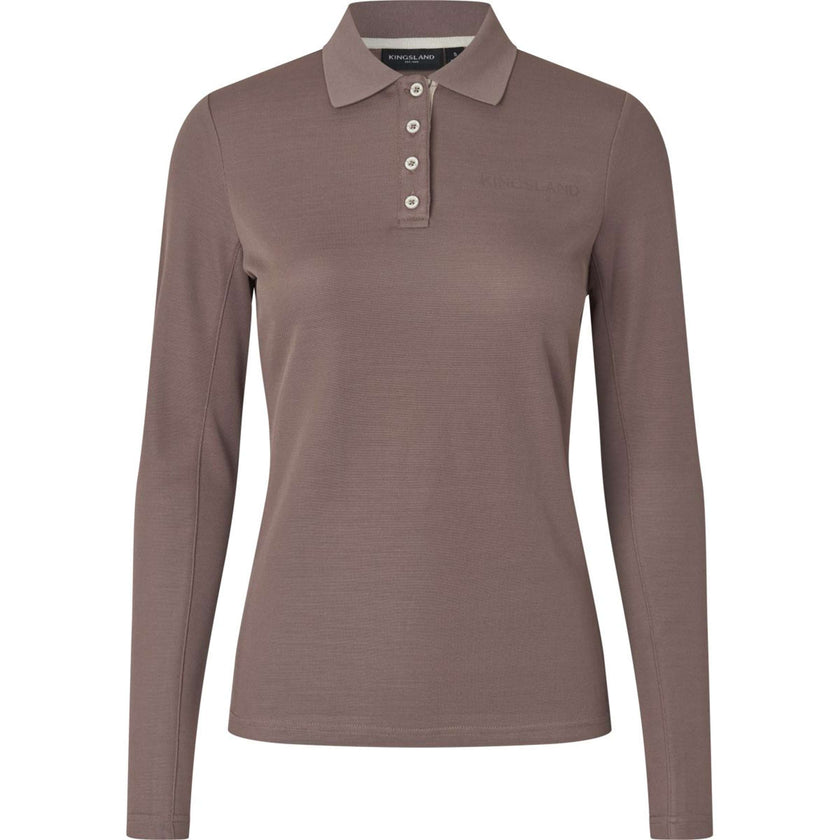 Kingsland Poloshirt KLAmy Damen Brown Iron Kingsland Poloshirt KLAmy Damen Brown Iron