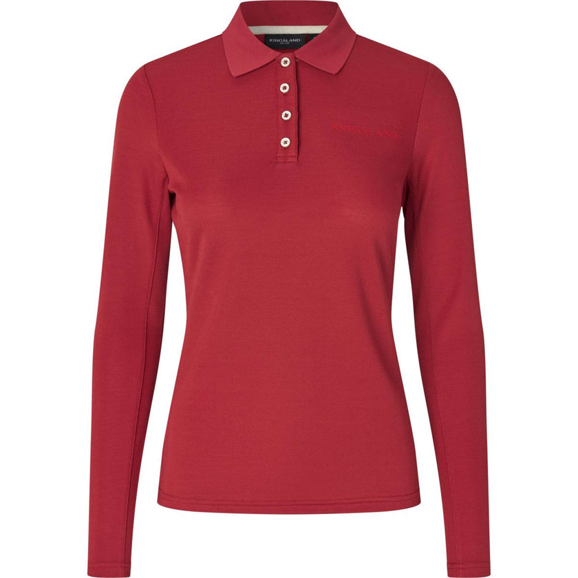 Kingsland Poloshirt KLAmy Damen Granatrot