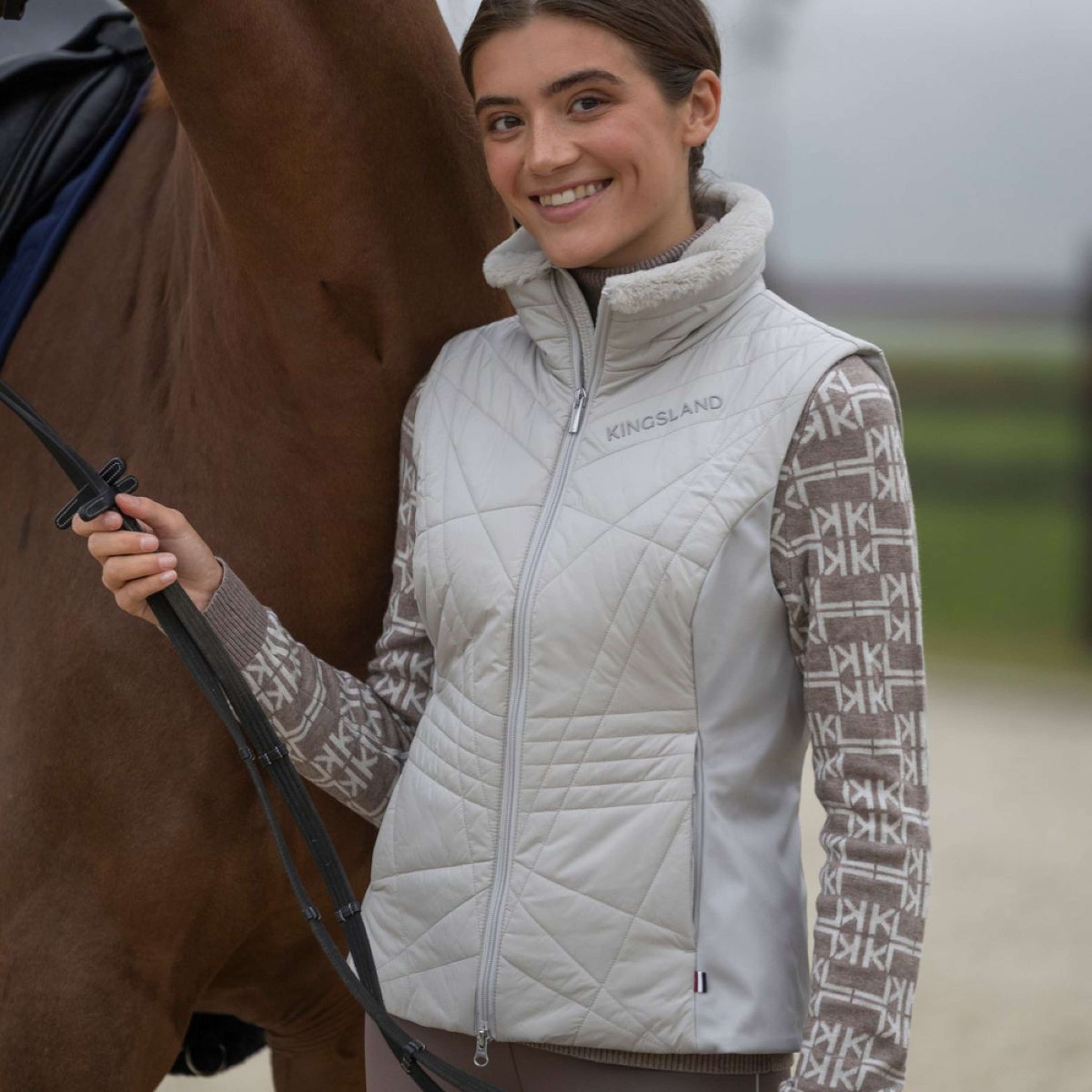 Kingsland Weste KLAlba Damen Beige Dove