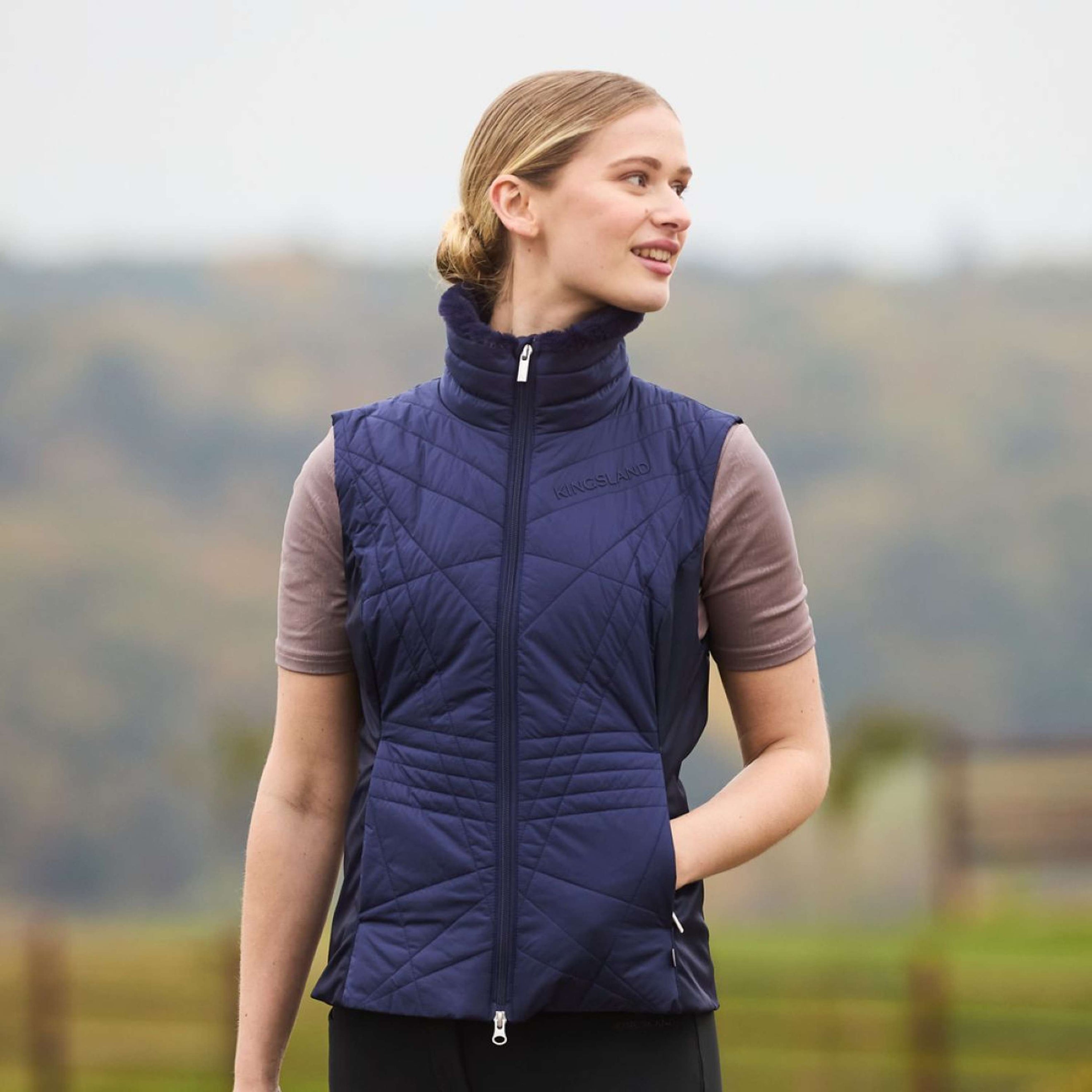 Kingsland Weste KLAlba Damen Evening Blue