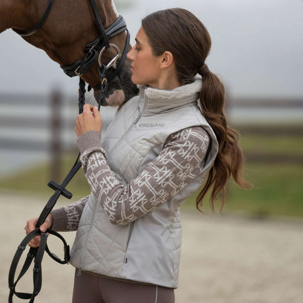 Kingsland Rollkragenpullover KLAnnabella Damen Dove