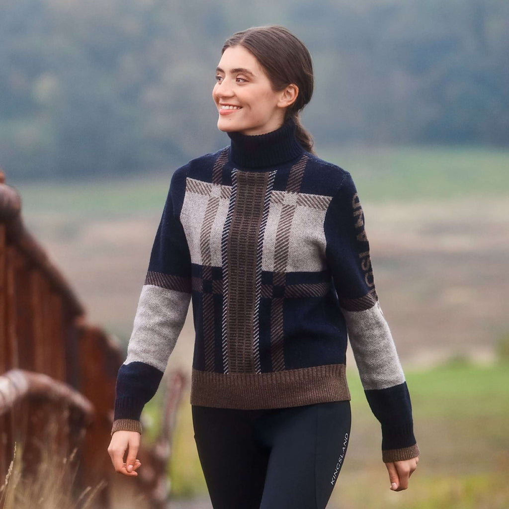Kingsland Rollkragenpullover KLArin Damen Navy