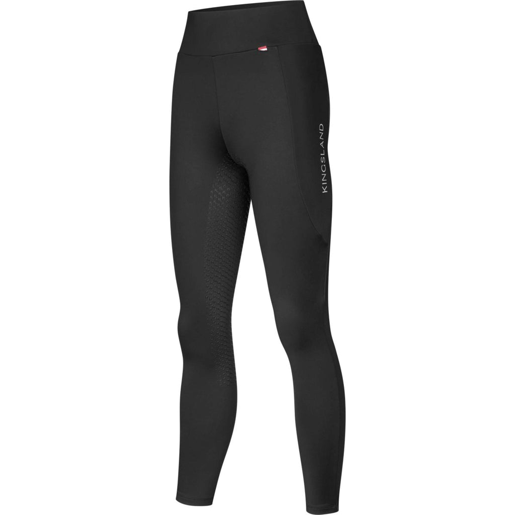 Kingsland Reitleggings KLAmanda F-Tec4 Full Grip Damen Schwarz