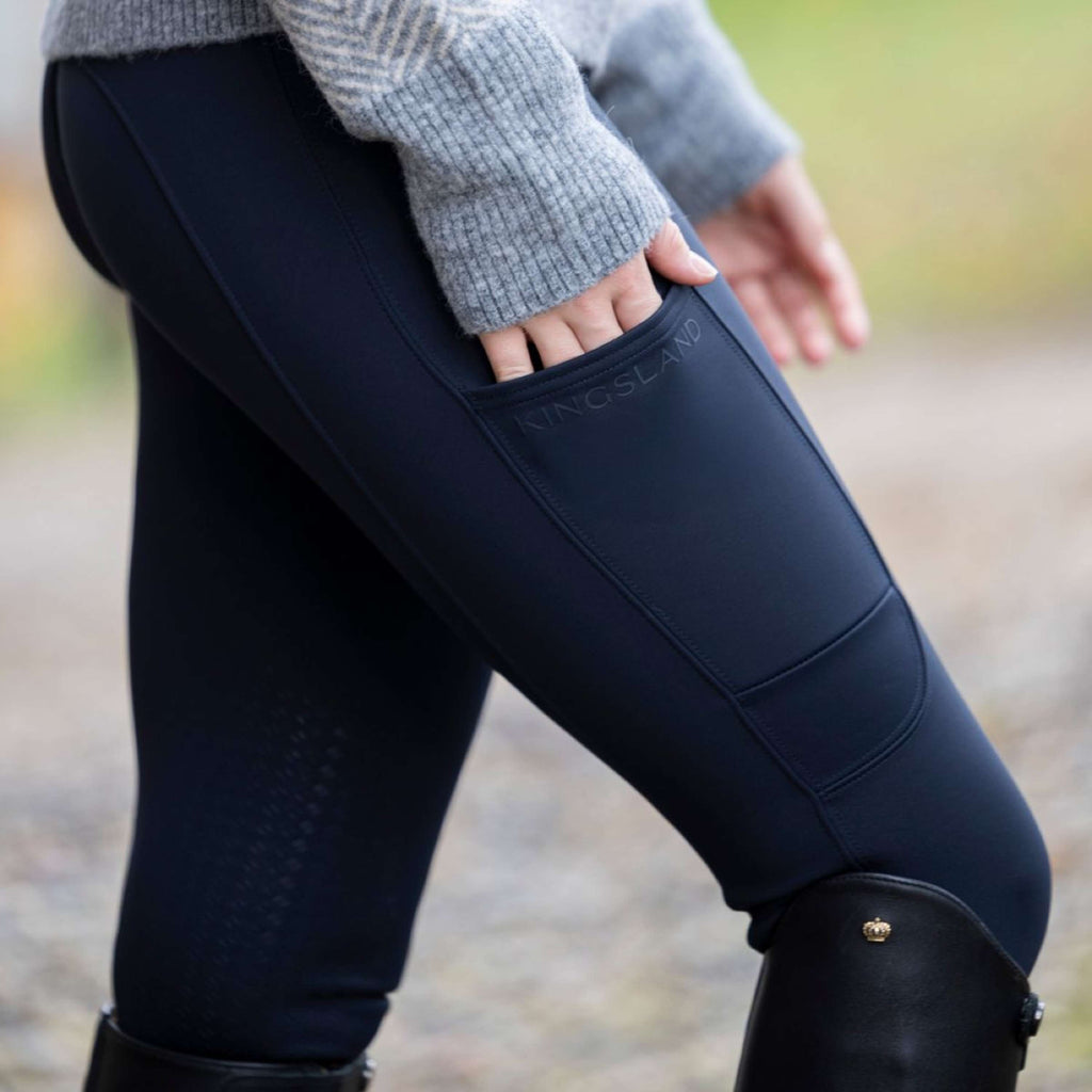 Kingsland Reithose KLKornelia Knie Grip Damen Navy
