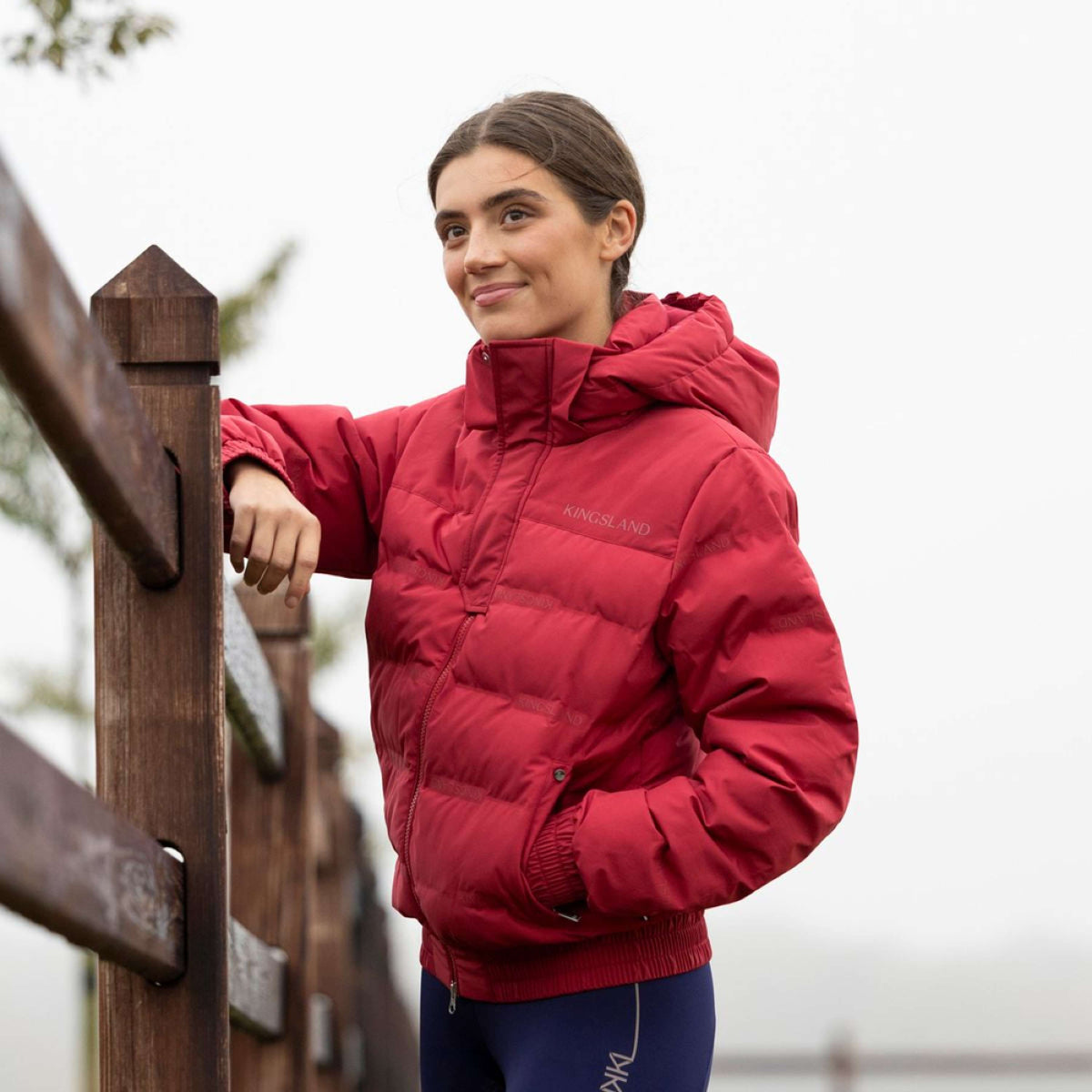 Kingsland Jacke KLArianna Damen Granatrot