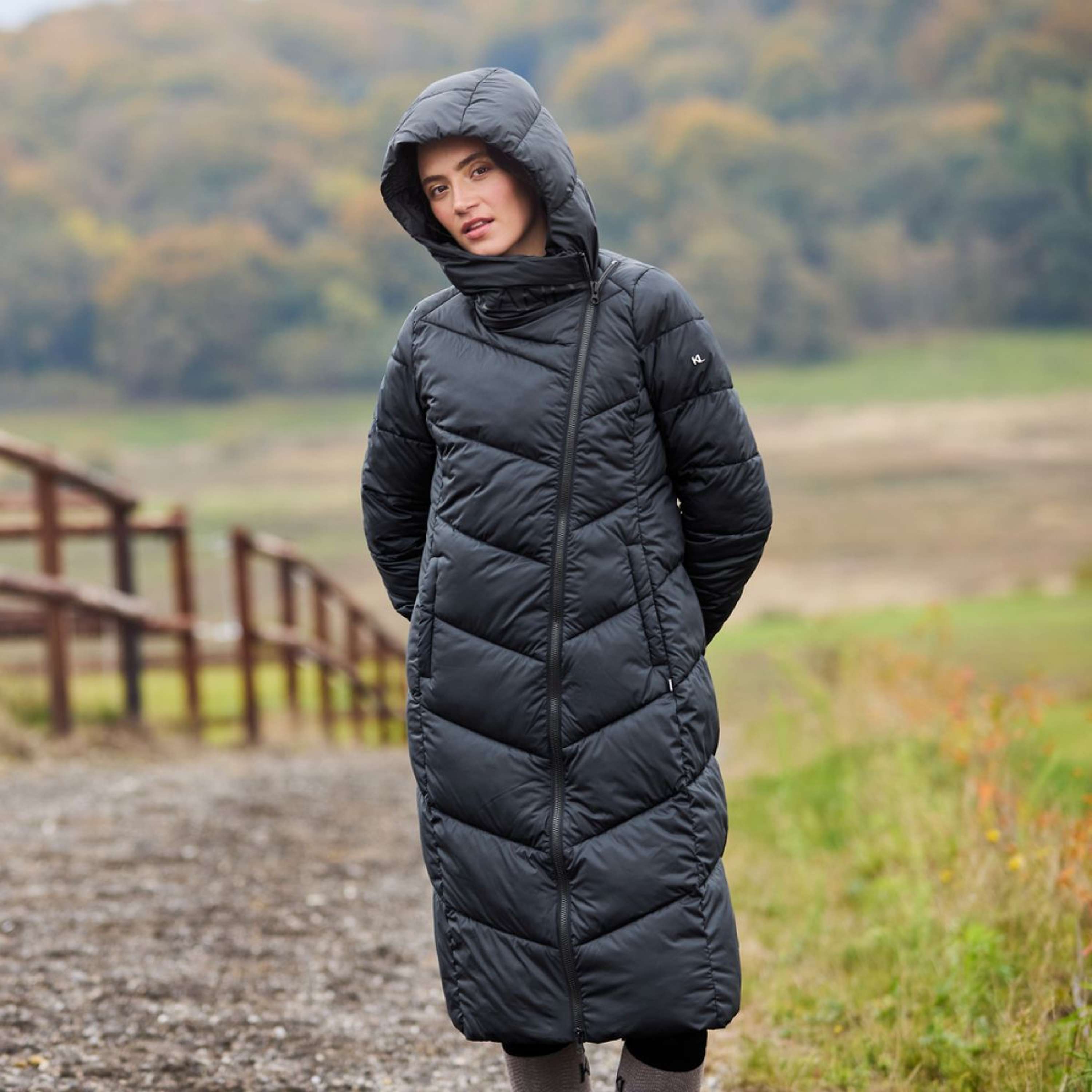 Kingsland Lange Jacke KLAdelaide Damen Schwarz