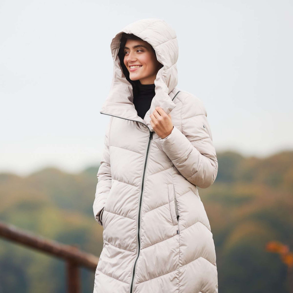 Kingsland Lange Jacke KLAdelaide Damen Beige Dove