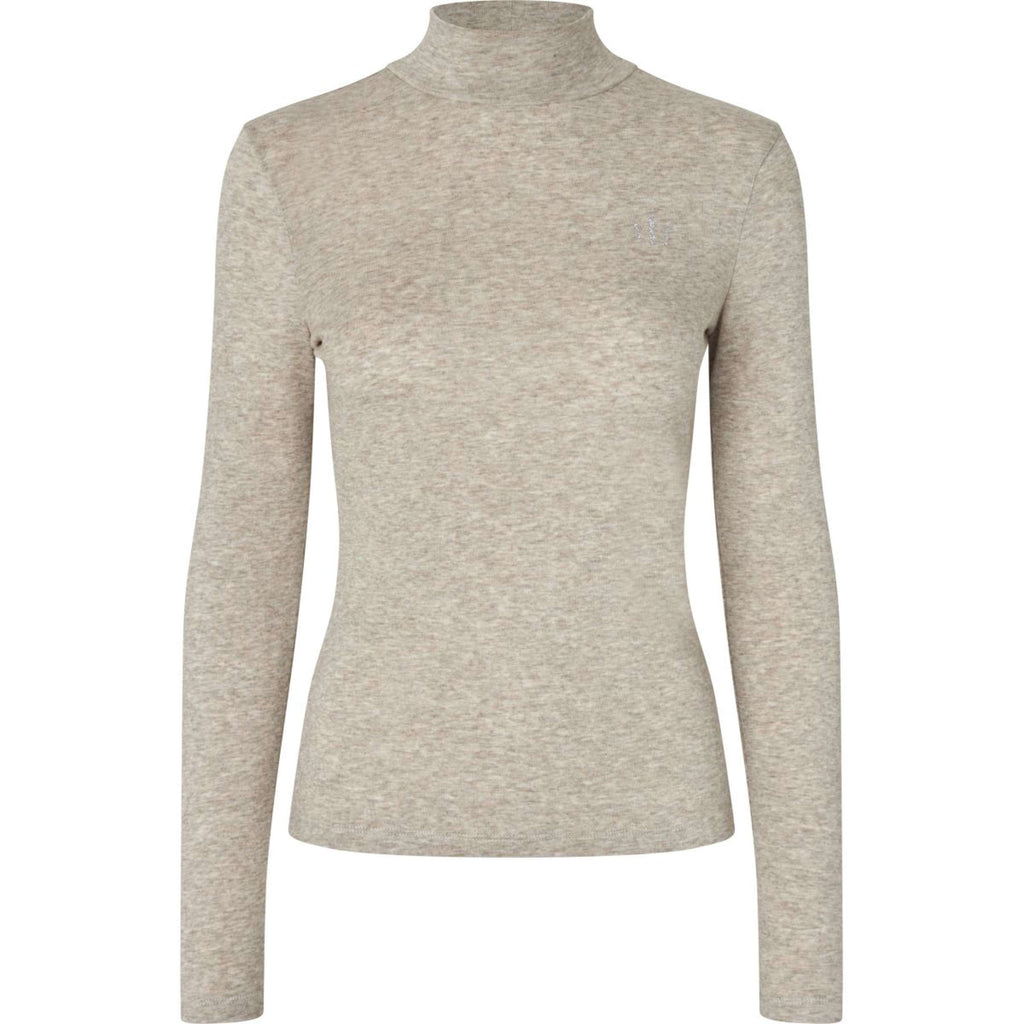 Kingsland Rollkragenpullover KLAbigail Damen Beige/Melange