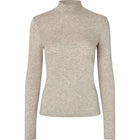 Kingsland Rollkragenpullover KLAbigail Damen Beige/Melange